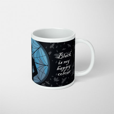 Wednesday - Black Is My Happy Colour Mug