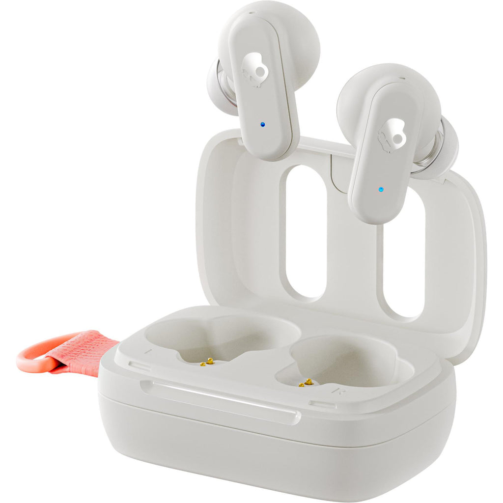 Skullcandy Dime 3 True Wireless InEar Headphones (Bone/Orange) JB HiFi