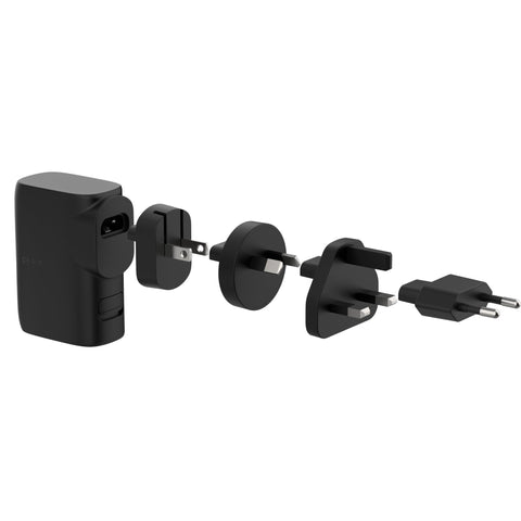 Belkin BoostCharge Hybrid Wall Charger 25W + Power Bank 5K with Travel Adapter Kit