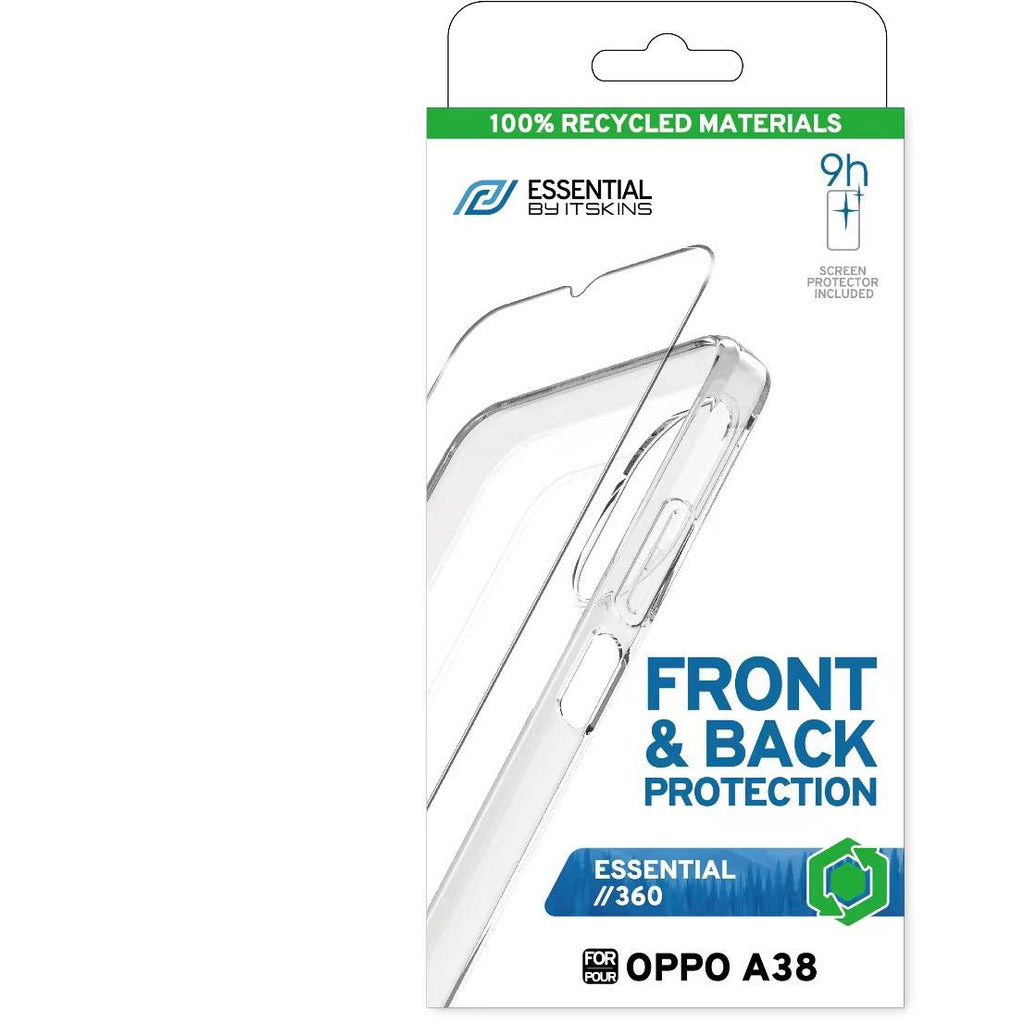 ITSKINS Case with Screen Protector for OPPO A38 (Clear) JB HiFi