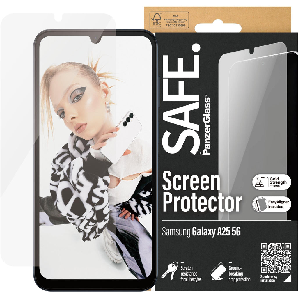 SAFE by Panzer UltraWide Fit Screen Protector for Galaxy A25 JB HiFi