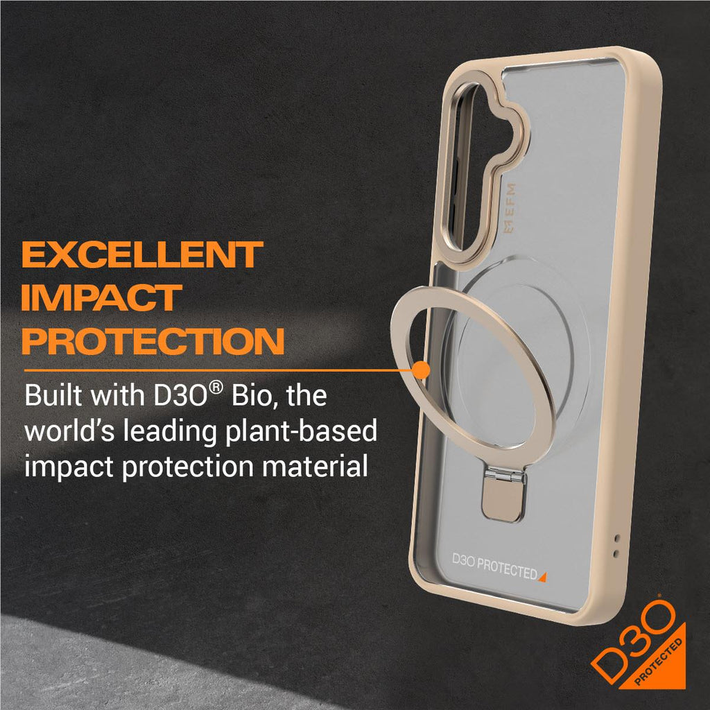 EFM Alta Case with D3O BIO for Galaxy S24+ (Beige) JB HiFi