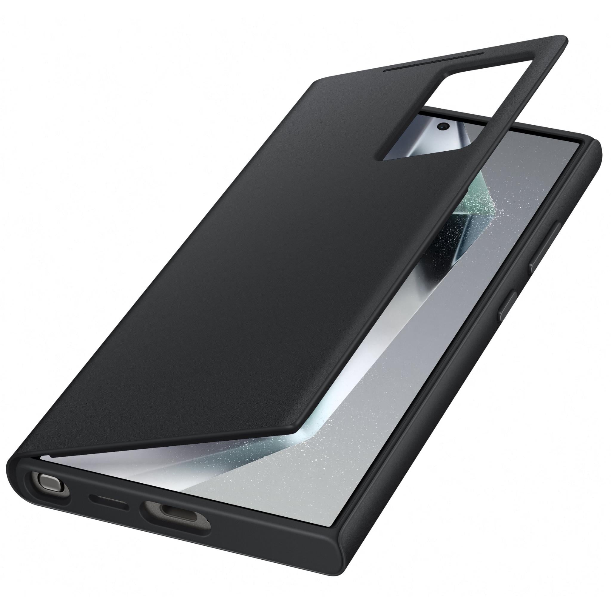 Samsung Smart View Wallet Case for Galaxy S24 Ultra (Black) - JB Hi-Fi
