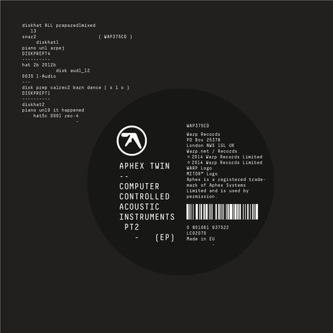 Computer Controlled Acoustic Instruments Pt2 EP