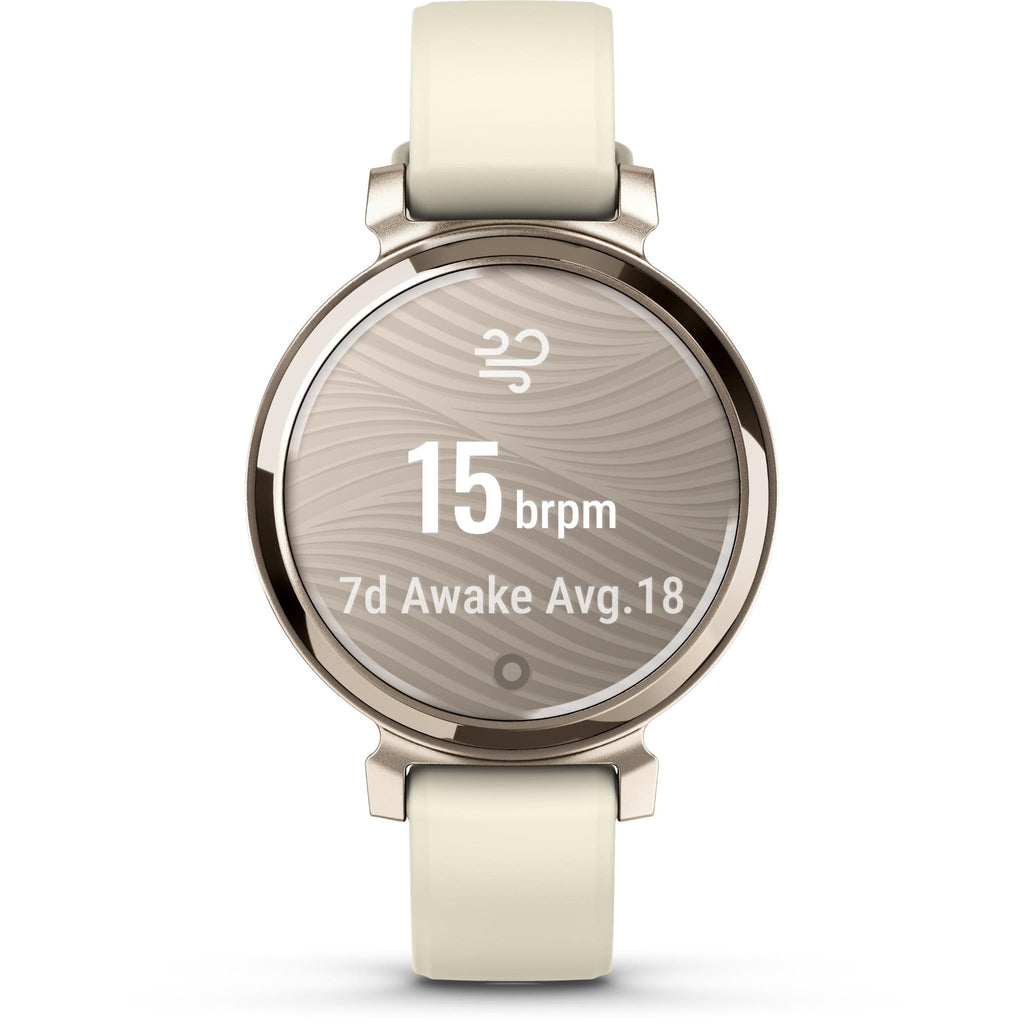 Garmin Lily® 2, Cream Gold with Coconut Silicone Band JB HiFi