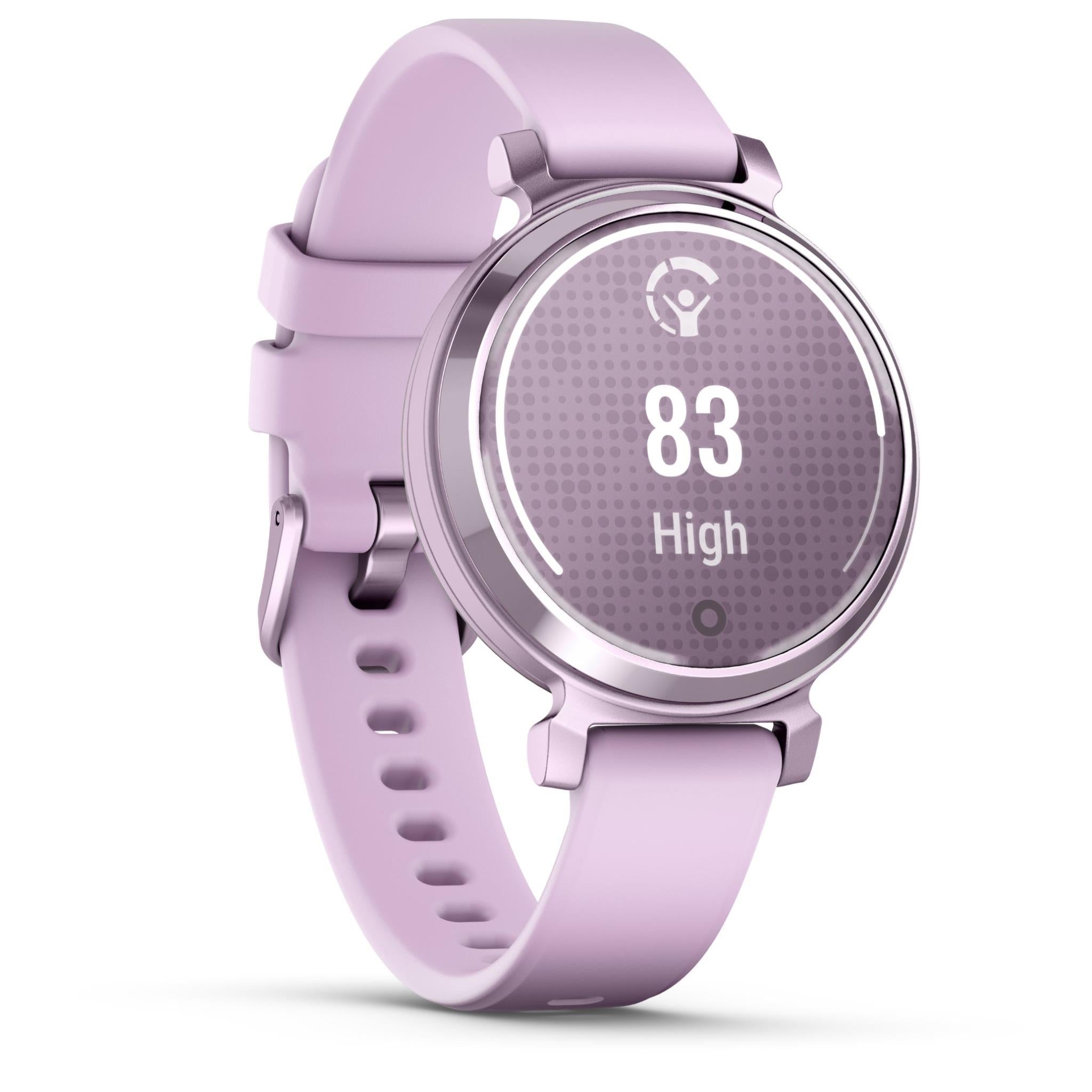 Garmin Lily® 2, Metallic Lilac with Lilac Silicone Band JB Hi-Fi