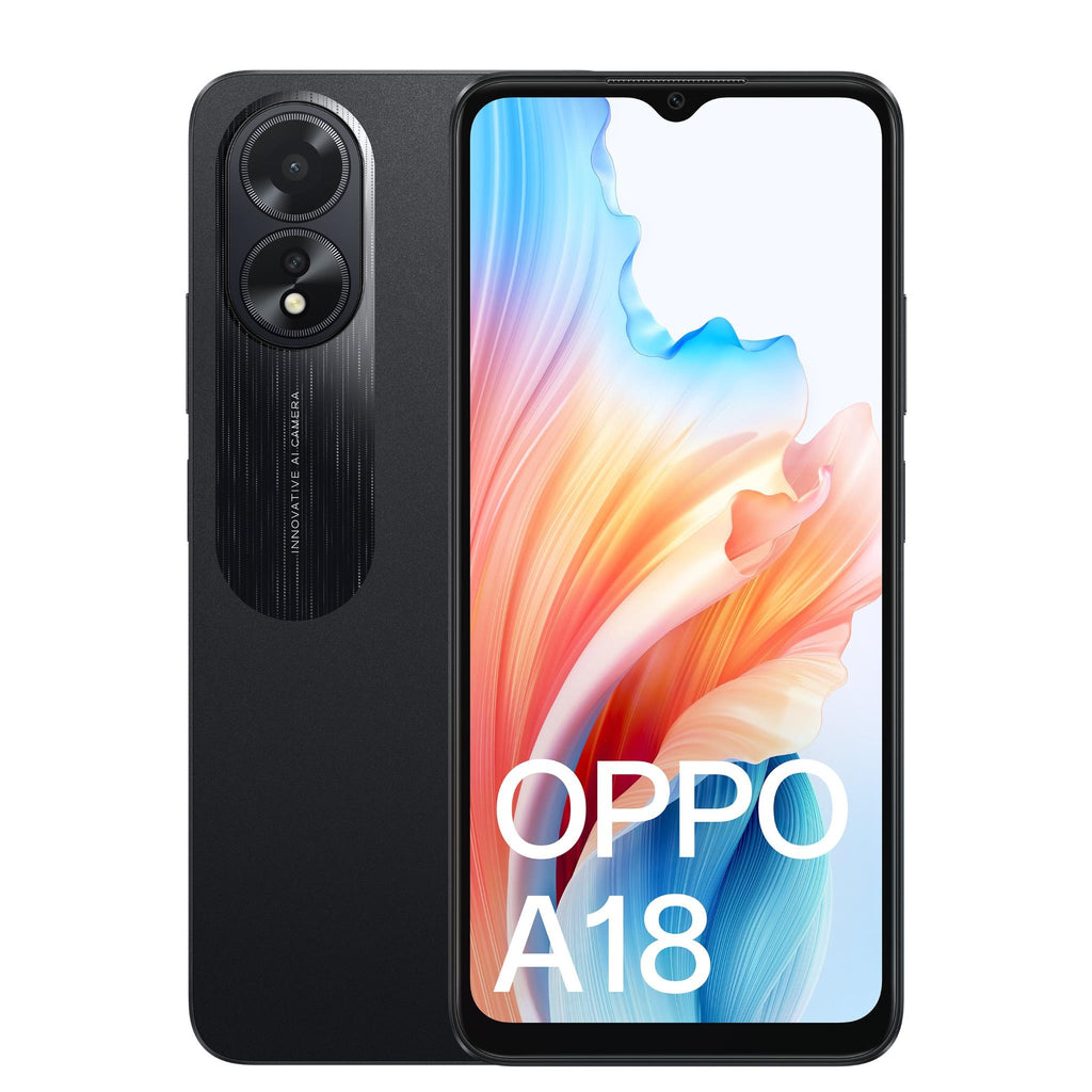 OPPO A18 4G 128GB (Glowing Black) JB HiFi