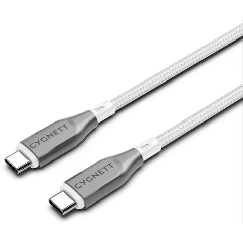 Cygnett Armoured USB-C to USB-C Cable 3M (White)