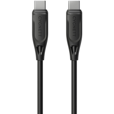 Cygnett Charge & Connect USB-C to USB-C 2.0 Cable V2 2.2m (Black)
