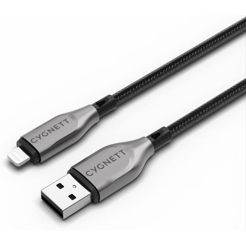 Cygnett Armoured Lightning to USB-A Cable 50cm (Black)