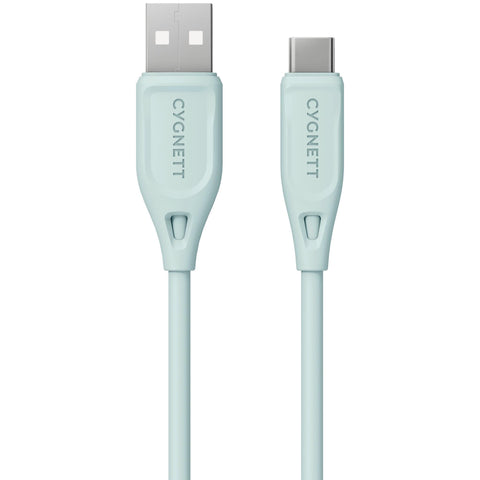 Cygnett Charge & Connect USB-C to USB-A 2.0 Cable V2 1.2m (Green)