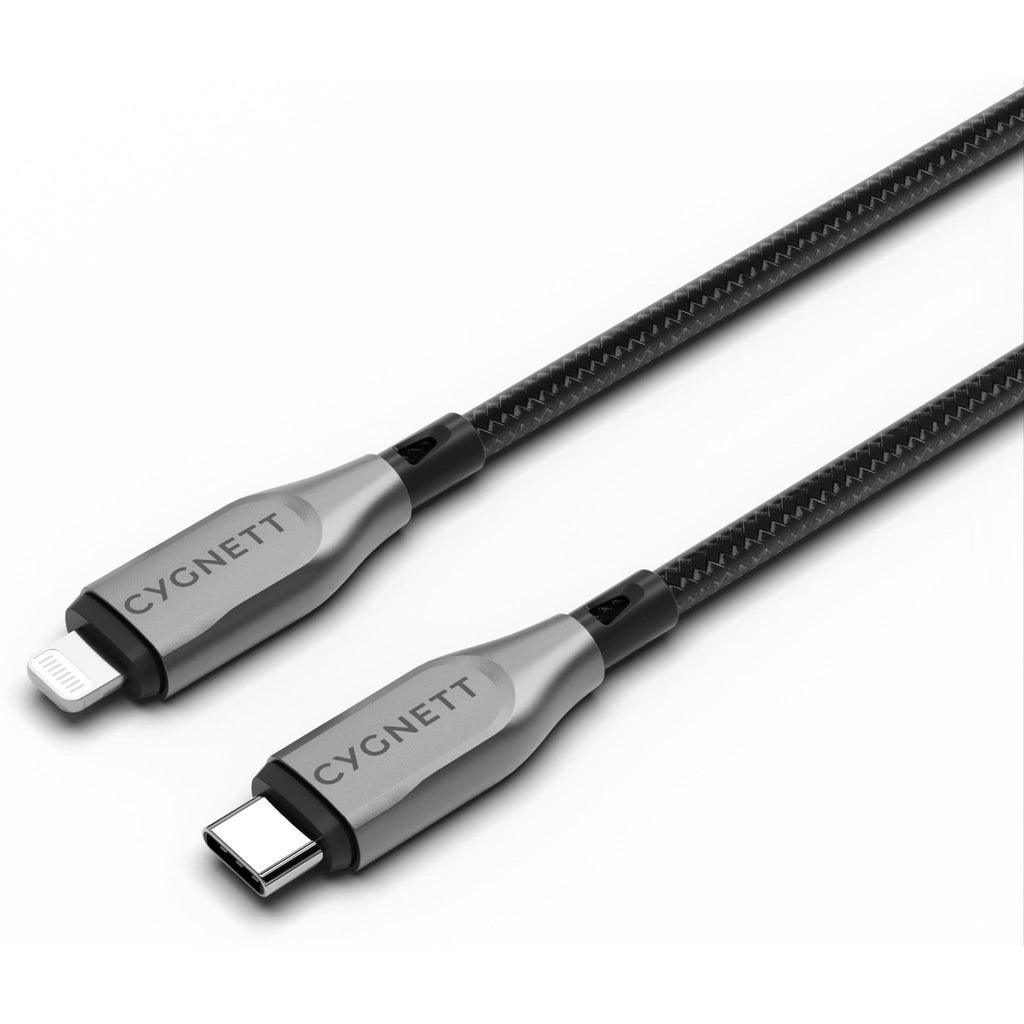 Armoured Lightning to USBC Cable 1M (Black) JB HiFi