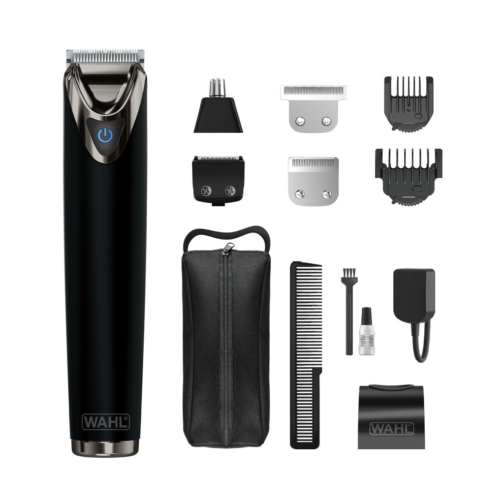 Wahl Advanced Stainless Steel Li Ion Trimmer (Black) JB HiFi