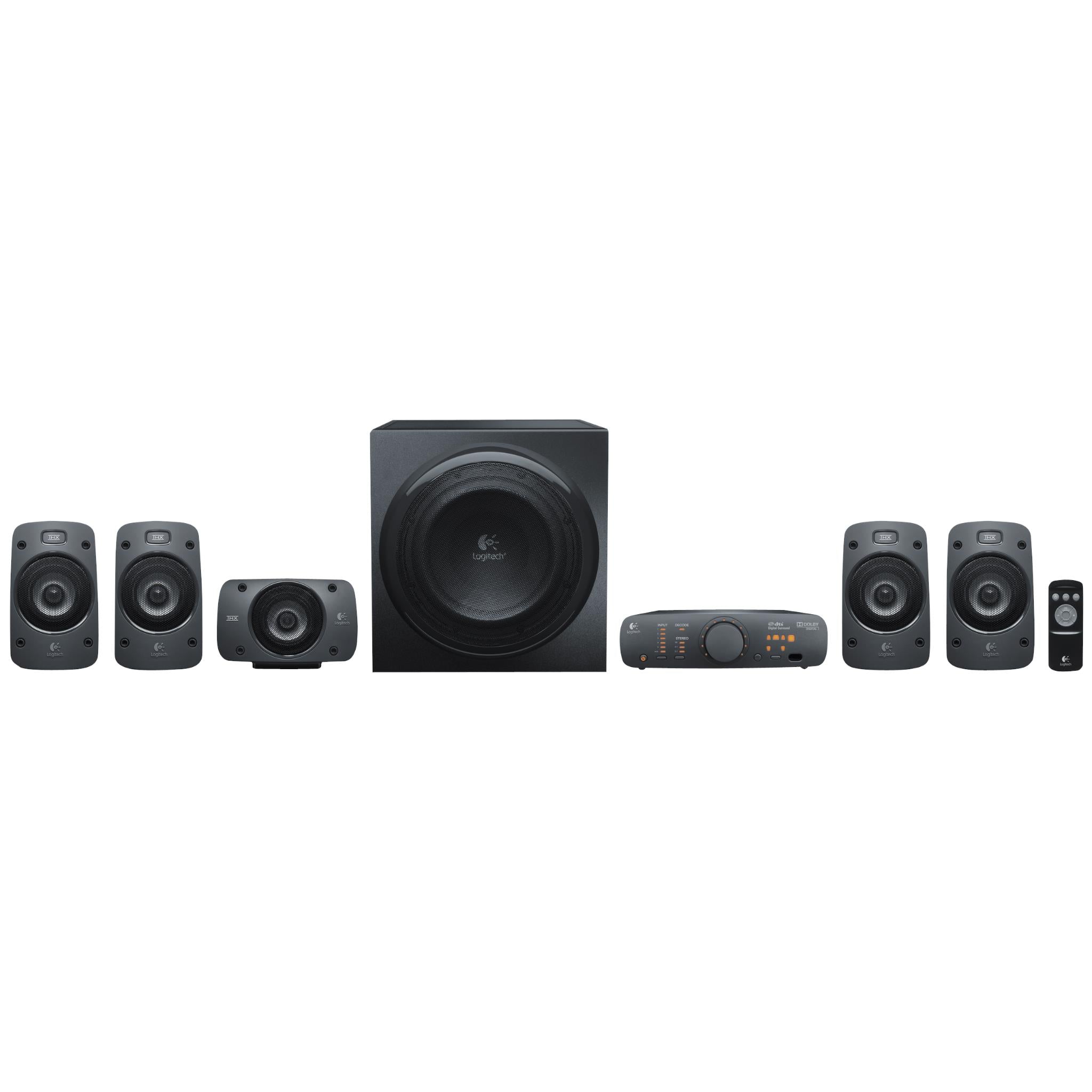  Logitech Z906 5.1 Surround Sound Speaker System - THX