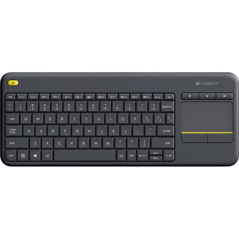 Logitech K400 Plus Wireless Touch Keyboard (Black)