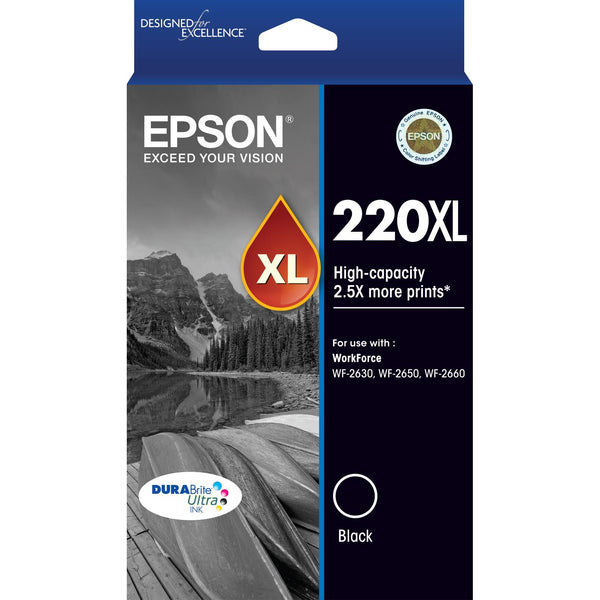 Epson 220XL DuraBrite Ultra High Capacity Ink Cartridge (Black