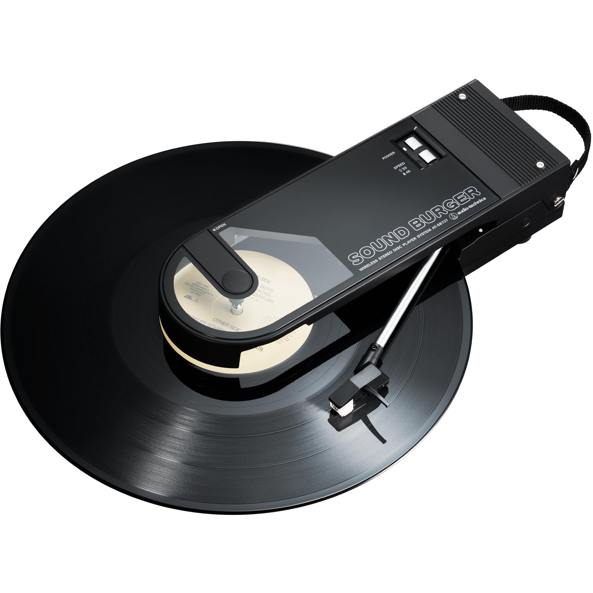 Audio-Technica AT-SB727 Sound Burger Portable Bluetooth Turntable