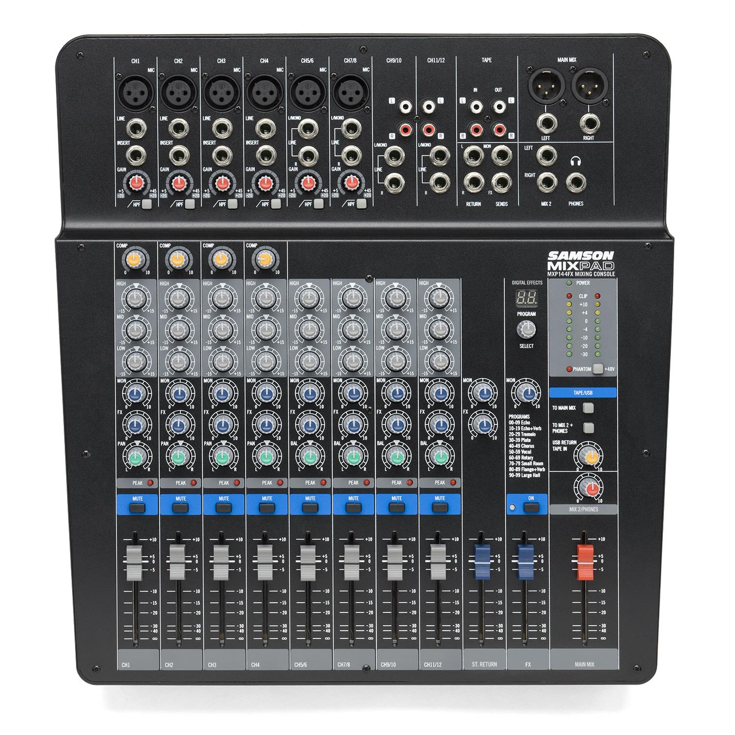 Samson MXP144FX 14 Channel Mixer with EFX & USB