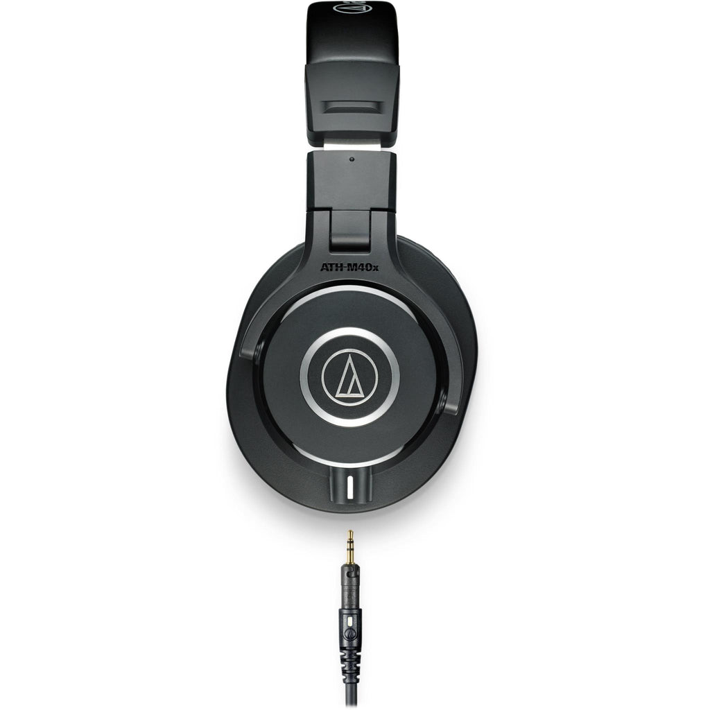 AudioTechnica ATHM40x Monitor OverEar Headphones (Black) JB HiFi