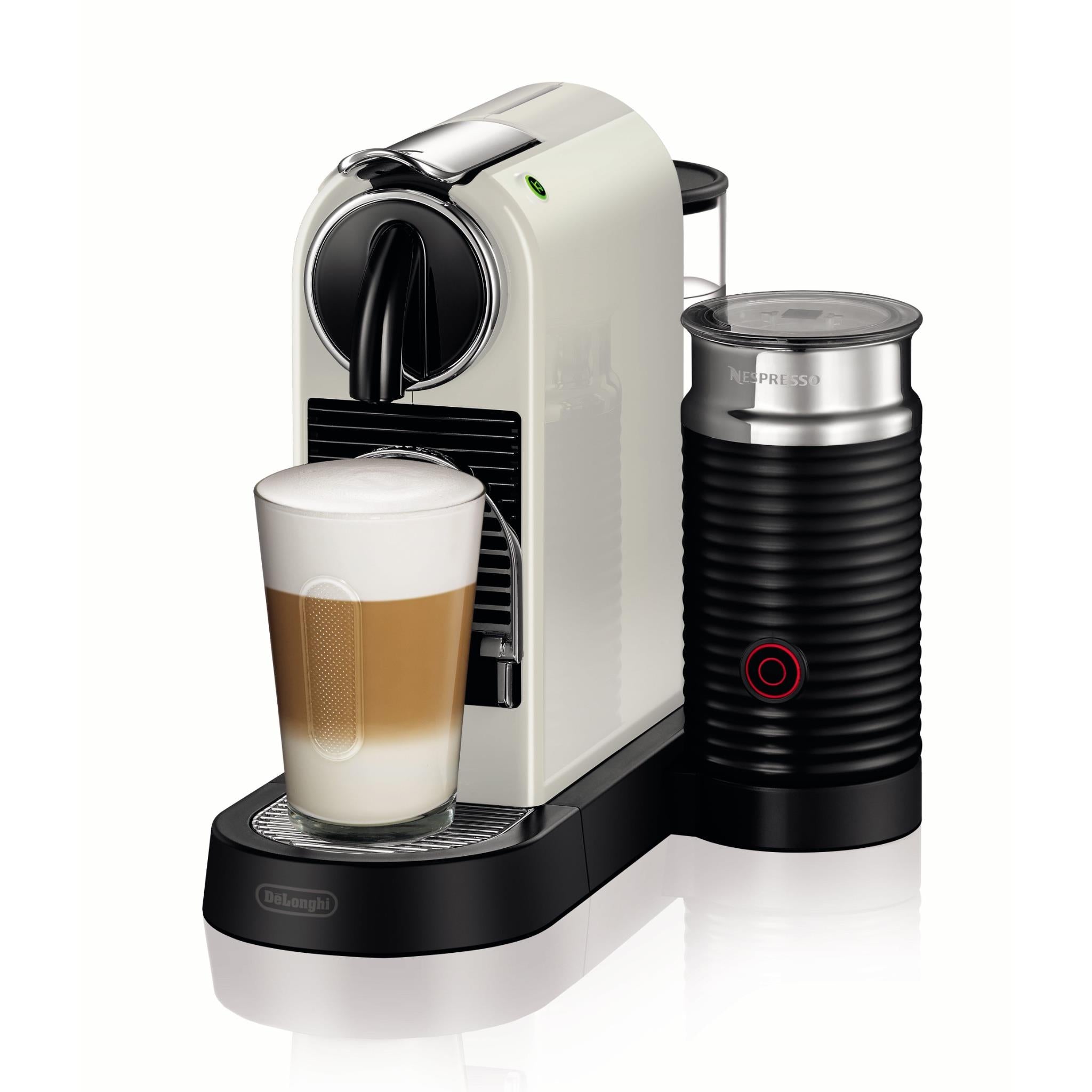 DeLonghi Nespresso Citiz & Milk Coffee Machine (White) - JB Hi-Fi