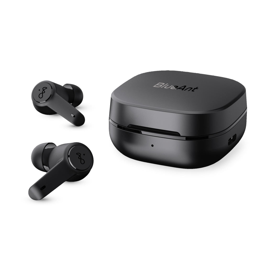 Blueant Pump Air ANC True Wireless In-Ear Headphones (Black) - JB Hi-Fi
