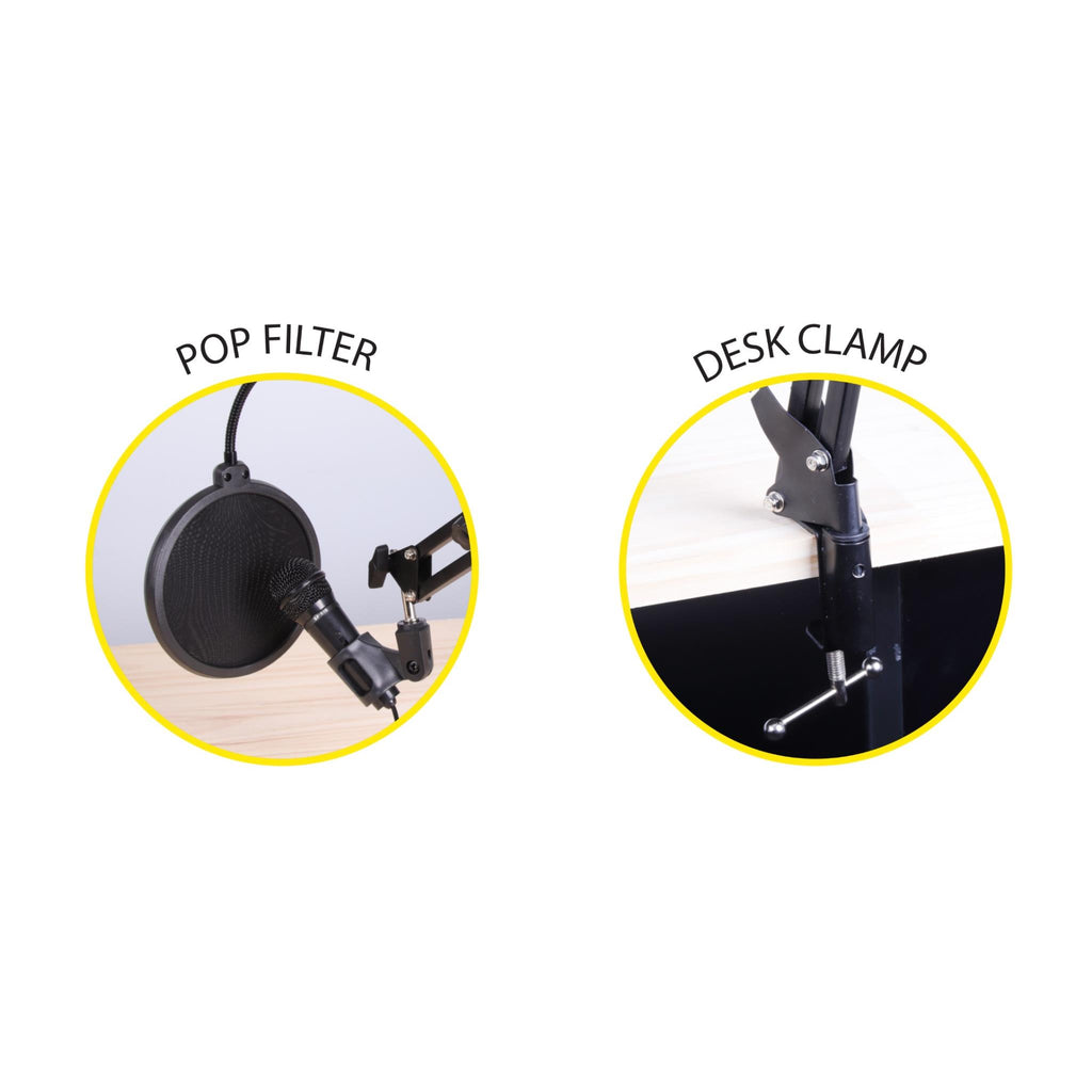 Influencer Microphone Boom Desk Kit JB HiFi